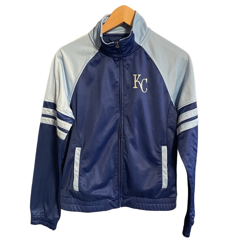 Kansas City Royals  MLB GIII Carl Banks Full-Zip Women’s Track Jacket Sz MEDIUM
